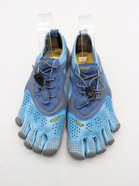 Vibram Five Fingers V-Run Women's EU 36 US 6.5-7 Blue Running Shoes Sneakers